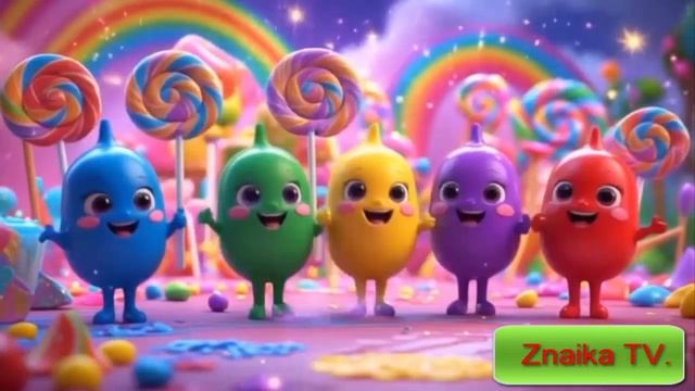 Умные Песенки: Изучаем цвета легко и вкусно! \ Чупа-Чупс! Учим цвета с весёлой песенкой смотреть онлайн