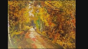 Роскошен лес в огне осеннем... Валерий Брюсов.