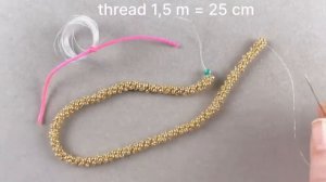 Цепочка из бисера 🌟