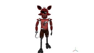 Фокси лис пират, моя анимация, ходьба