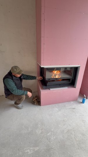 Дровяной камин в частном доме! Ремонт домов в Севастополе Ялте Симферополе. Геннадий Кравчук.