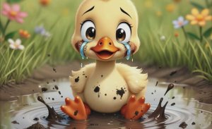 Басня о гусёнке. Использовался ИИ при создании.