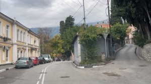 Ялта. От ост.Ромашка по Кирова,Соханя,Ломоносова, Пионерской до Красноармейской ул. 24.10.25. Крым.