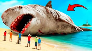 НАШЁЛ ОГРОМНОГО МЕГАЛОДОНА в ГТА 5! САМАЯ БОЛЬШАЯ АКУЛА МЕГ В GTA 5 ОНЛАЙН