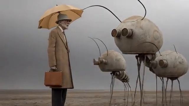 Surreal AI Desert Scenes