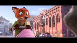 Мультфильм «Зверополис», знакомство лиса и зайки, озвучивает Алексей Татаркин