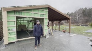 Собираем гараж Филоненко с навесом