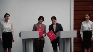 Подписание дорожных карт представителей бизнеса и Инновационного центра Долина Менделеева