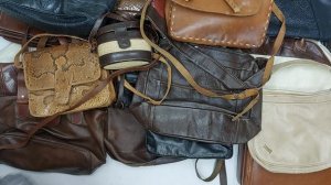 40397 Сумки винтаж кожаные, 6пак, borse 1/2, секонд (vintage/extra) оптом