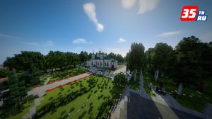 Цифровую Соборную горку в Череповце создали в популярной видеоигре