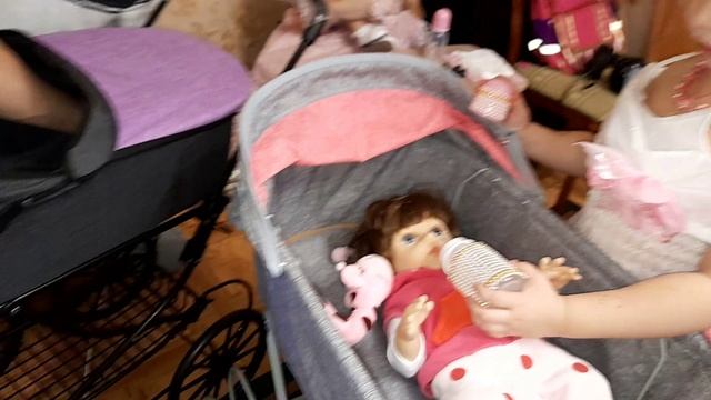 распаковка кукол и колясок