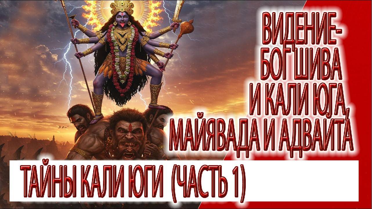 Видение (часть 1) - Бог Шива и Кали Юга, майявада и адвайта