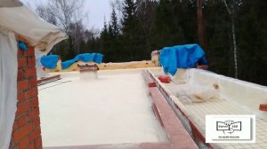 Утепление кровли ППУ в Москве и МО, цена 1700 руб.м2 под ключ