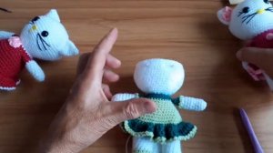 Кошечка крючком.ч.3. Голова и оформление.