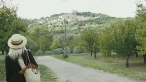 Пешком по Провансу (Франция) - осенняя прогулка между деревнями Бонньё и Лакост.