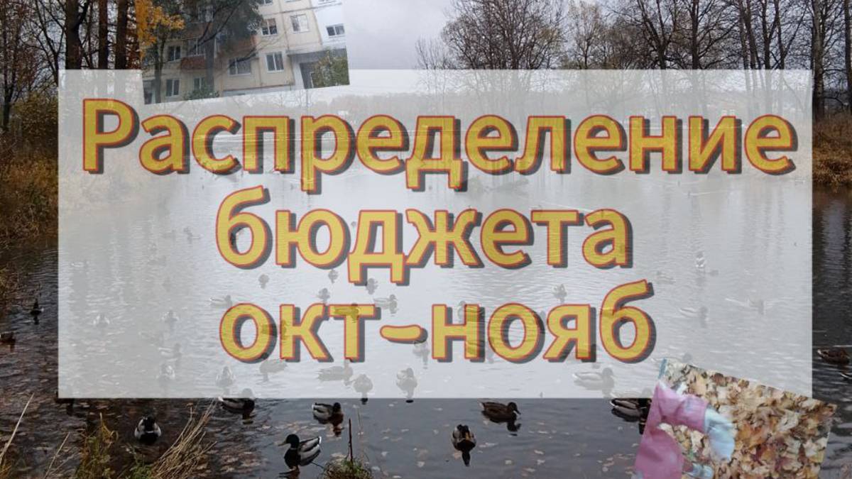 РАСПРЕДЕЛЕНИЕ БЮДЖЕТА ОКТ-НОЯБ смотреть онлайн