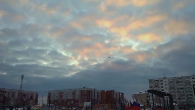 Зима началась. Конец октября - начало ноября 2025. Братск, Сибирь, Россия 7.11.2025