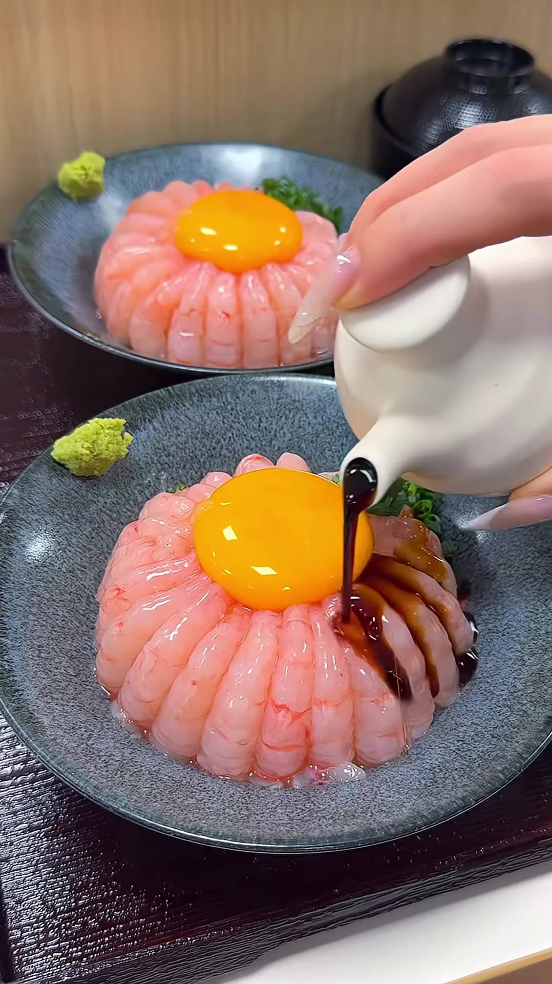 Донбури из сочных сладких креветок 🦐