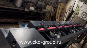 Станок сверления и продольного пропила бруса.