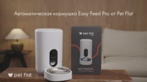 Автоматическая кормушка Easy Feed Pro от Pet Flat! Забота на расстоянии