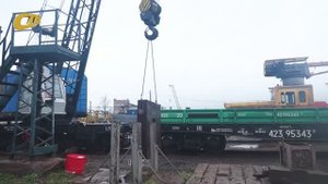 УЖДТ МГОКА ПРИОБРЕТЕН НОВЫЙ 32-ТОННЫЙ КРАН ДЛЯ РЕМОНТА ПУТЕЙ