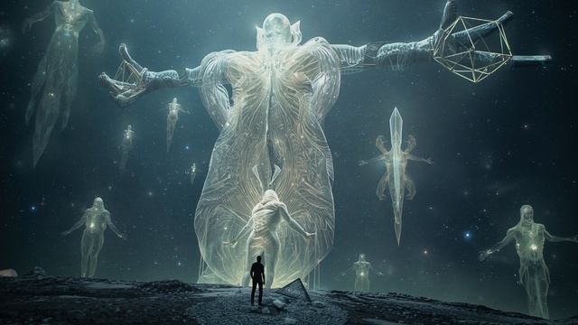 Cosmic Architects 🌌 2 Hour Ethereal Ambience  Translucent Entities & Harmonic Light  Awe & Scale