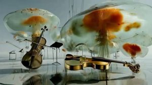 AI Keyframe Video organic shapes with music