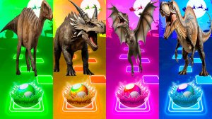 Coffin Dance Динозавры 216 уровень - Мультики про Динозавров | МУЛЬТФИЛЬМЫ ДИНОЗАВРЫ в Tiles Hop