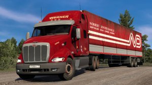 452 / ETS2 1.56 / Peterbilt 387 / Русская сборка / С Севера на Томтор.