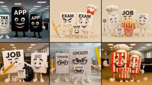 Вся семья JOB JOB JOB SAHUR: Итальянское безумие на генетическом уровне!