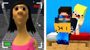 😨СЕСТРА ХАМУДА ХАБИБИ СЛЕДИТ ЗА НАМИ В МАЙНКРАФТ! ШЕДИ И НУБИК MINECRAFT