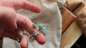 Аромакулон из натурального Амазонита с цепочкой