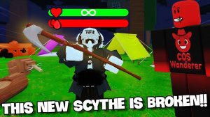 Я СЛОМАЛ новую КОСУ в игре 99 ночей в лесу в РОБЛОКС