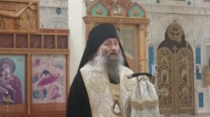 Проповедь владыки Гурия по усопшей монахини Евфросинии в Благовещенском соборе г. Арсеньева
