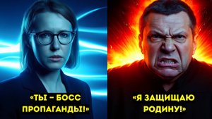 Собчак УНИЧТОЖАЕТ Соловьёва  Ты Босс Пропаганды, Пока Фронт Горит!