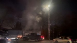 Пожар на улице Новосибирская Воронеж