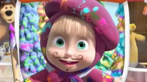 МАША И МЕДВЕДЬ. РАСКРАСКА С МАШЕЙ.