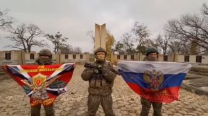 Стальные штурмовики 218 гвардейского танкового полка 127 дивизии 5 Армии передают привет из освобожд