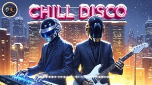 ❄️ DAFT_PUNK  – Neon Frost Funk & Chill Disco Skyline