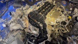 Toyota Hilux замена цепи грм