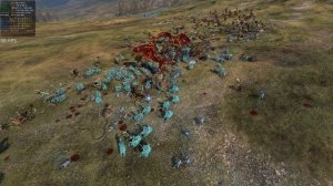 Total War: WARHAMMER III Хаос против Нежити (вампиров). Мониторинг производительности. i7-13700K