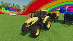 ПЕРЕВОЗКА БАНАНОВ НА ДЕТСКОЙ ФЕРМЕ. МУЛЬТФИЛЬМ ПРО ТРАКТОР. ЗАНИМАТЕЛЬНОЕ КРАСОЧНОЕ ВИДЕО ДЛЯ ДЕТЕЙ.