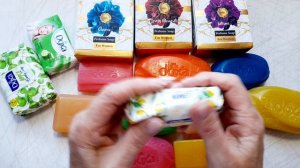 АСМР ШУРШАНИЕ. РАСКЛАДЫВАЮ КРАСОЧНОЕ МЫЛО. ШЕЛЕСТ И ШУРШАНИЕ УПАКОВКИ, БУМАЖНЫХ ОБЕРТОК.