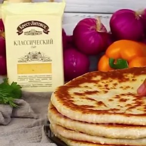 🫓 Лепешки с ветчиной и сыром