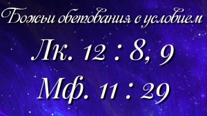 Божьи обетования (25)