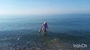 ЗИМУЕМ У МОРЯ.ЛАЗАРЕВСКОЕ.ОТЕЛЬ ТИХИЙ РАЙ.НОЯБРЬ.КУПАЕМСЯ.