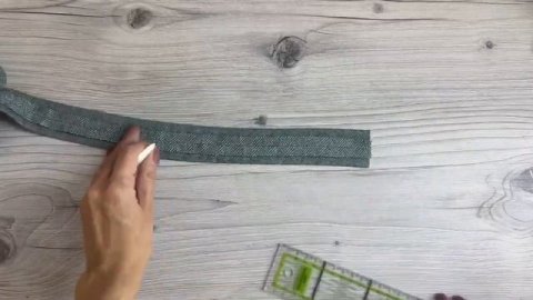 Облегчённый жакет из твида! Пояс из основной ткани! Часть 3