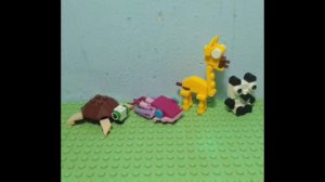 лего зверятыши от магнита 🐢🐙🦒🐼.