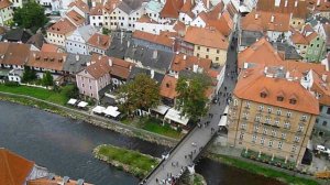 В старинном городе Чески-Крумлов, Чехия.
