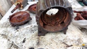 Разобрал и Сравнил, Электродвигатель и Двигатель от Холодильника, сколько выйдет Металла.